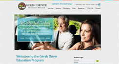 Desktop Screenshot of gershacademydriversed.com